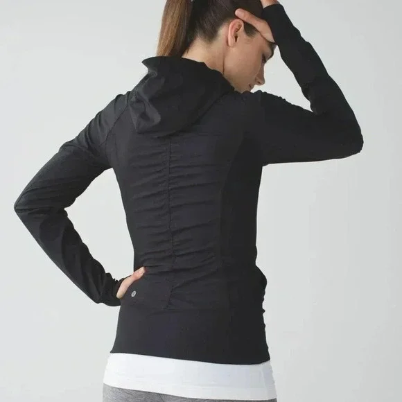 Lululemon In Flux Black Reversible Athletic Jacket - Picture 2 of 15